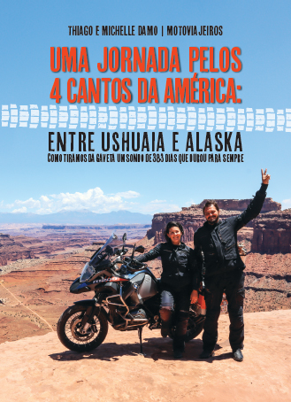 capa do livro: uma jornada pelos 4 cantos da América